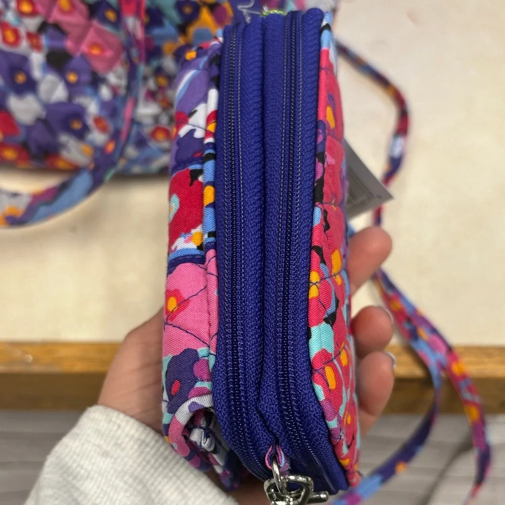 Vera Bradley Colorful Patchwork Tote & wallet - Picture 3 of 12